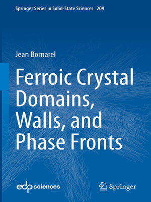 cover image of Ferroic Crystal Domains, Walls, and Phase Fronts